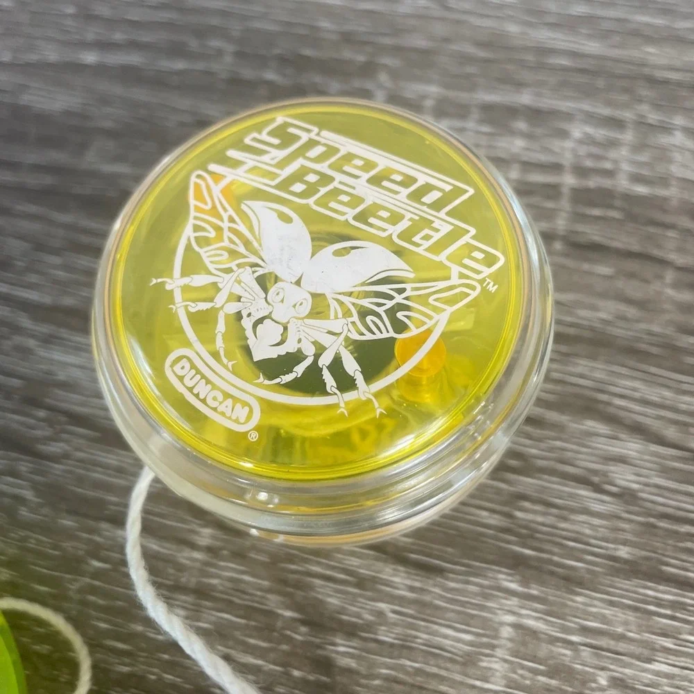Duncan Yo Yo Lot Speed Beetle Pulse 2pc Green Yellow Performance Yoyos‎